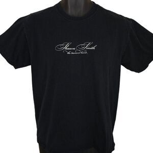Vintage Shawn Smith T Shirt Mens Size Medium Black Y2K The Diamond Hand Indie